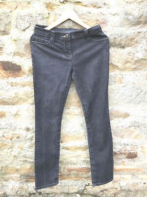 DOROTHY PERKINS BLACK DENIM STRETCH JEANS UK - Main Image