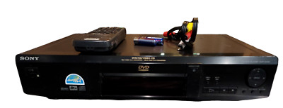 Sony DVP-S330 DVD/CD/Video CD 10bit Video D/A Converter Tested W/Remote+Batts