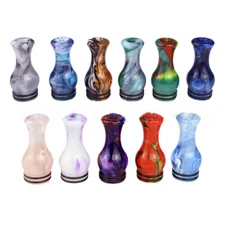 810 Drip Tip Resin Suction Nozzle Interface Accessories Vase Random Color 2pcs