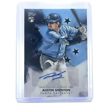 2024 Topps Update Series Austin Shenton Rookie Baseball Stars Auto /199 RC Rays
