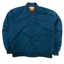 Vintage Red Cap Workwear Bomber Jacket - 2xl