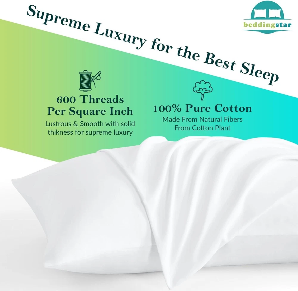 Travel Pillow Case 12x16 Toddler 12" x 16" - Envelope, White Solid