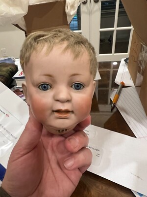 Antique JD Kestner ''Sammy'' Bisque Baby Doll - Germany 211 (Doll Head Only)