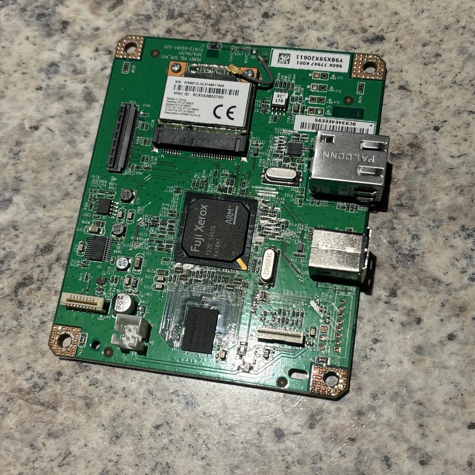 Tarjeta de red genuina Xerox 6022 604K92540, 604K92541, 604K92542, 604K92543 Foto 4 de 4