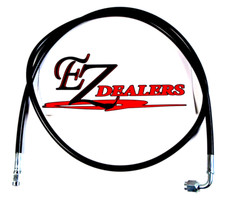 Oil Feed Line - For Turbo - Stainless Steel Braid Black 3an - 48made In Usa Oil Feed Line - For Turbo - Stainless Steel Braid Black 3an - 48made In Usa