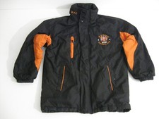 BLACKPOOL FC KIDS BLACK FOOTBALL JACKET SIZE 7-8 YEARS