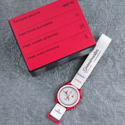 Swatch x Omega MoonSwatch Mission To Neptune Blue Dial Men's Swatch x Omega MoonSwatch Mission To Neptune Blue Dial Men's