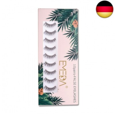 3D Falsche Wimpern 10 paare, natural fake lashes natürliche 3D kurze Wimpern 