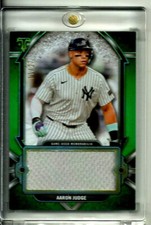 Aaron Judge - 2024 Topps Triple Threads Jumbo Patch 🔥 EMERALD  11/27 🔥 Yankees