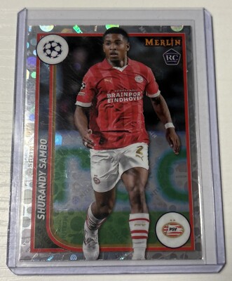 Shurandy Sambo 2023-24 Topps Merlin Chrome #98 RC Vintage Merlin Refractors PSV