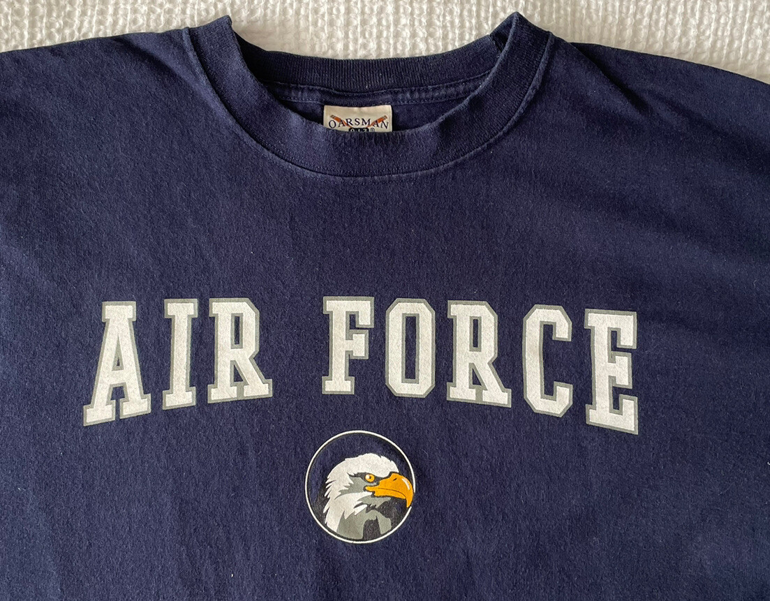 FILA T shirt da uomo Air Force XL XXL X Large OARSMAN 913 blu navy USAF 2XL GRANDE ottime condizioni