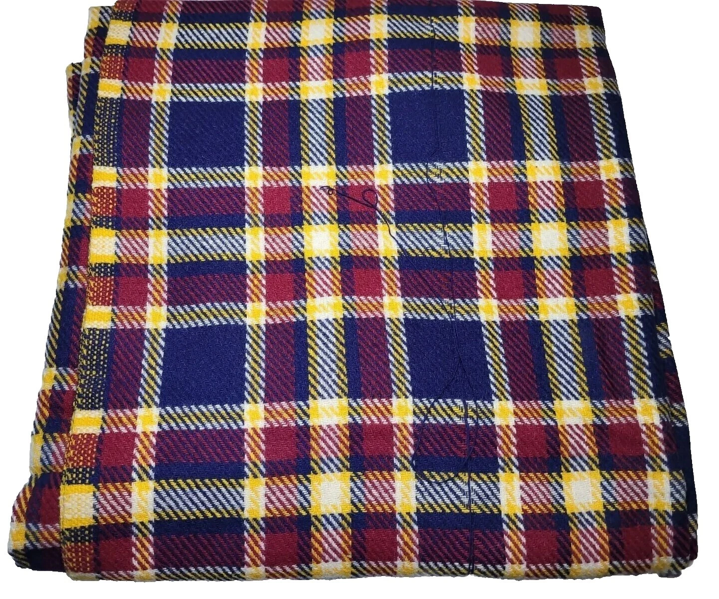 Wool Blend Plaid Accessories-Bags/Purses Craft Fabrics