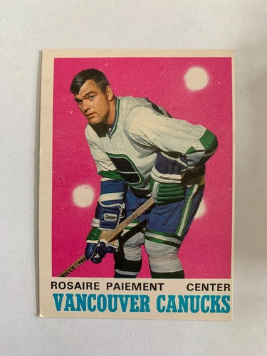 1970-71 O-Pee-Chee #226 Rosaire Paiement RC - CANUCKS - RARE & VINTAGE (inv.4)