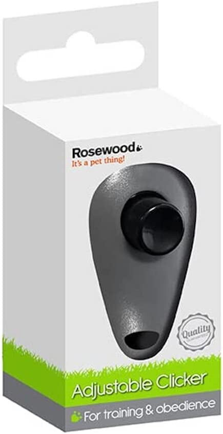 ROSEWOOD ADJUSTABLE TRAINING CLICKER DOG PUPPY OBEDIENCE TRAINING