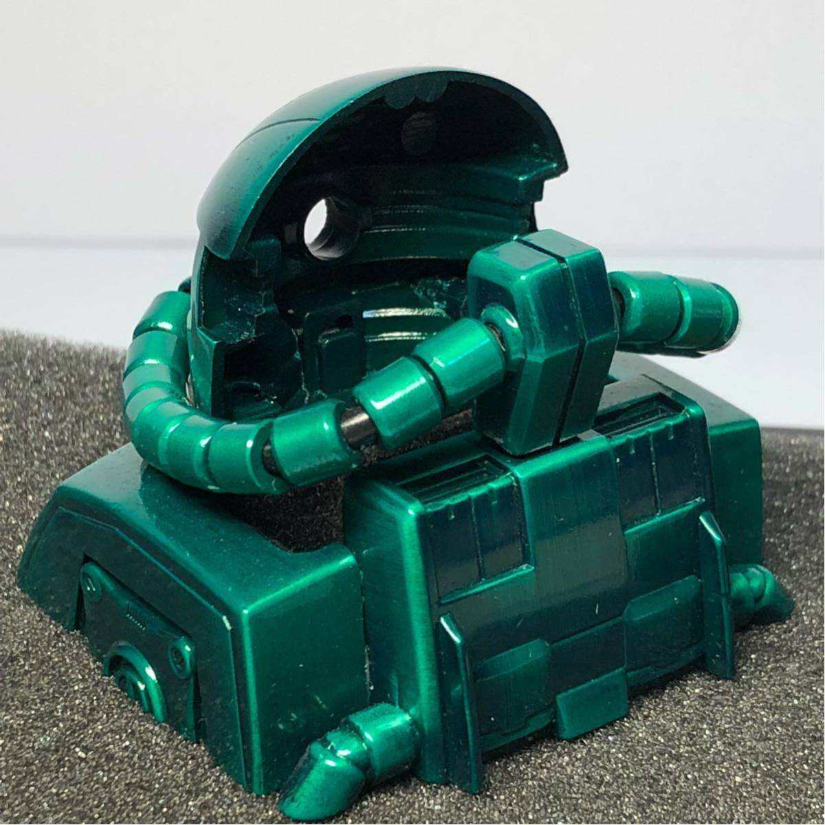 Zippo Oil Lighter Zaku MS-06 Head Stand Model Mobile Suit Gundam