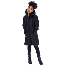 Innocent Lifestyle Sunniva Coat Black Ladies Goth Emo Punk Cute Anorak