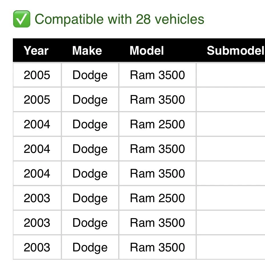 Conjunto de silenciador de escape-silencioso-flujo andador 50464: 05-12 Dodge Ram 2500/3500 Foto 2 de 4