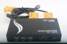 MT-ViKI MT-271UK-L 2XI USB2.0 KVM 2 Port VGA USB Automatic Multi-Computer Switch