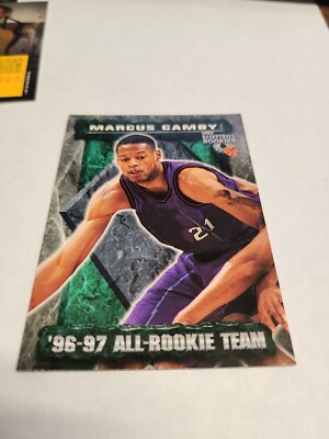 MARCUS CAMBY 1997 SCORE BOARD ROOKIES ALL-ROOKIE TEAM # 74 TORONTO RAPTORS