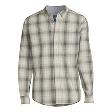 George Men  s Poplin Shirt with Long Sleeves Size L 42-44 