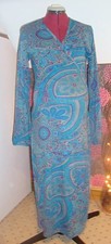 BNWT Ladies MATERNITY Teal Floral Long Sleeved Wrap Dress 8