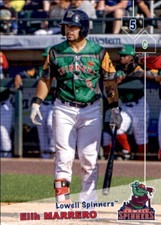 2019 Lowell Spinners Grandstand #24 Elih Marrero Coral Gables Florida FL Card