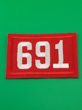 Troop Number 691 Red White Patch BSA Boy Scouts Of America NEW