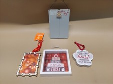 Lot Of Four Furry Friends Pet Christmas Ornaments