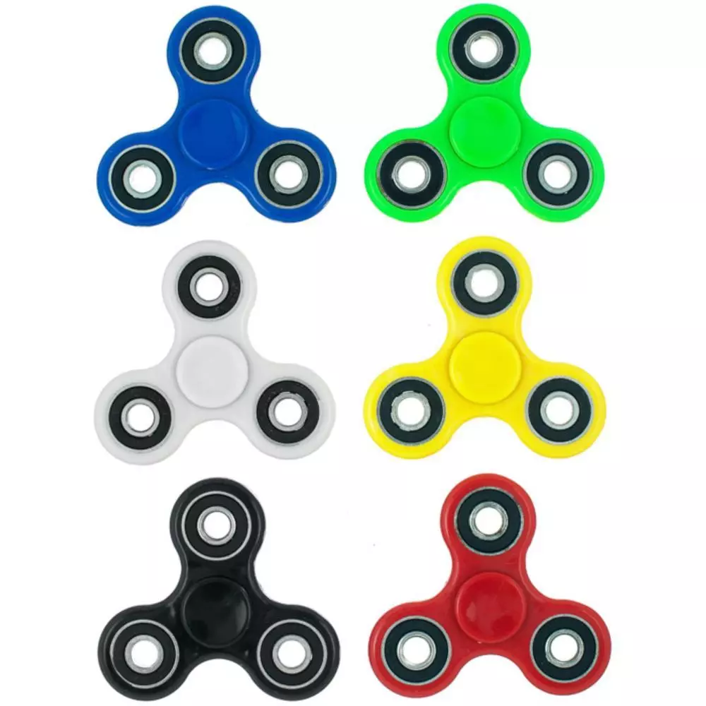 FIDGET SPINNERS Finger Toys Metal Triangle Gear Hand Spinner Pick