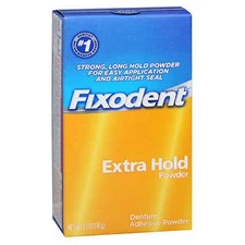 Extra Hold Denture Adhesive Powder 2.7 Oz  by Fixodent