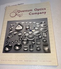 Quantum Optics Company Catalog Laser Quality Lenses