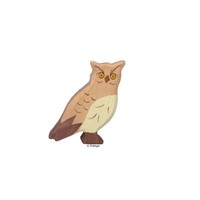 Holztiger Holzfigur Uhu Holzspielzeug