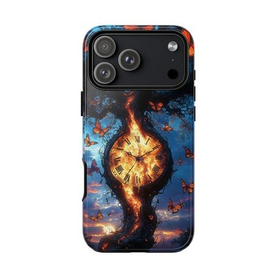 Phone Ink - iPhone | Galaxy | Pixel Case - Surreal Tree Clock Butterfly