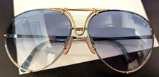 PORSCHE DESIGN CARRERA 5623A SUNGLASSES 24K GOLD BLUE TITANIUM 912 930 935 959