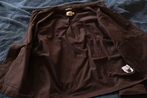 Flint and Tinder Huckberry Brown Classic Chore Jacket Coat - Size Small S image 6