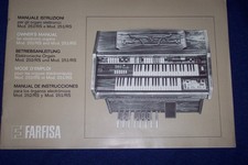 FARFISA ORGAN LITERATURE