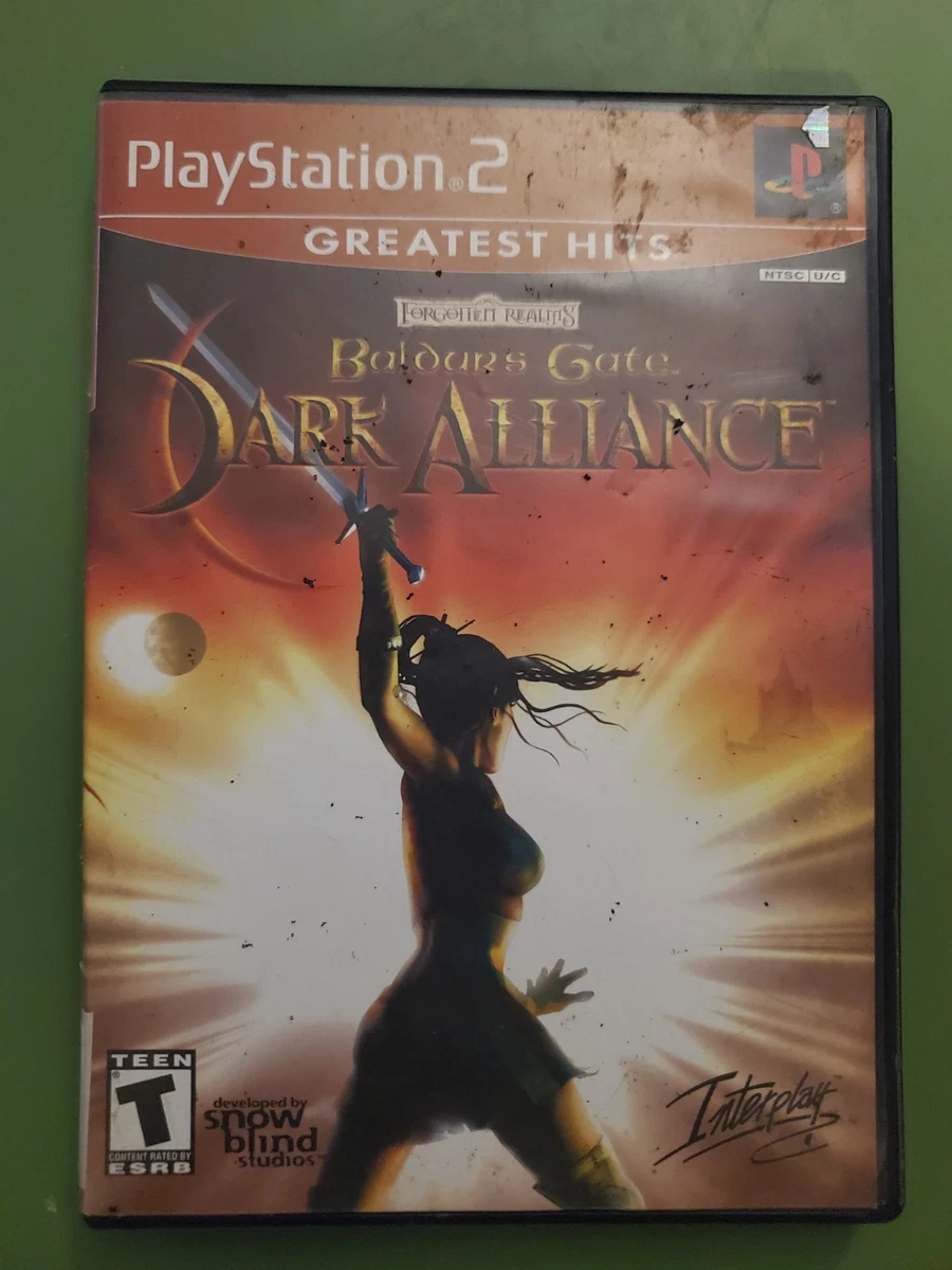Sony PlayStation 2 Baldur's Gate: Dark Alliance Video Games for