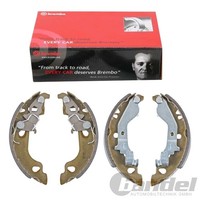 Brembo BREMSBACKEN-SATZ Hinterachse Passend FüR Fiat Punto Zastava 10 | S 23 520