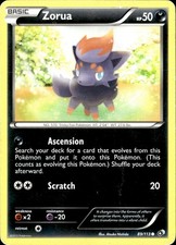 Zorua 89/113 Common Legendary Treasures Pokemon Moderately Played on eBay