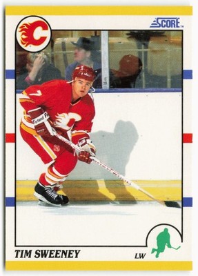 1990-91 Tim Sweeney Score Rookie and Traded - Calgary Flames