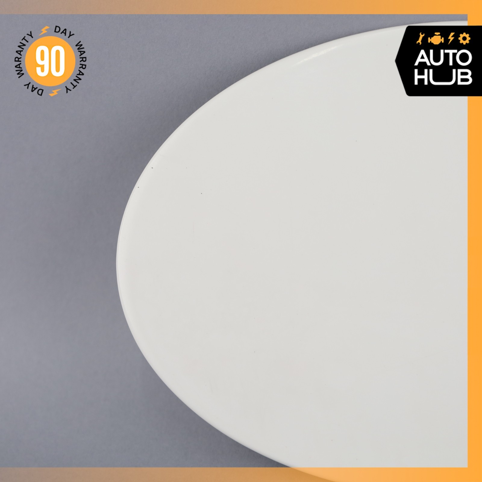 12-18 Bentley Continental GTC Fuel Filler Gas Tank Door Flap Lid White OEM 49k