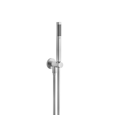 Dornbracht Handbrauseset mit integriertem Brausehalter in gebürstetem Chrom