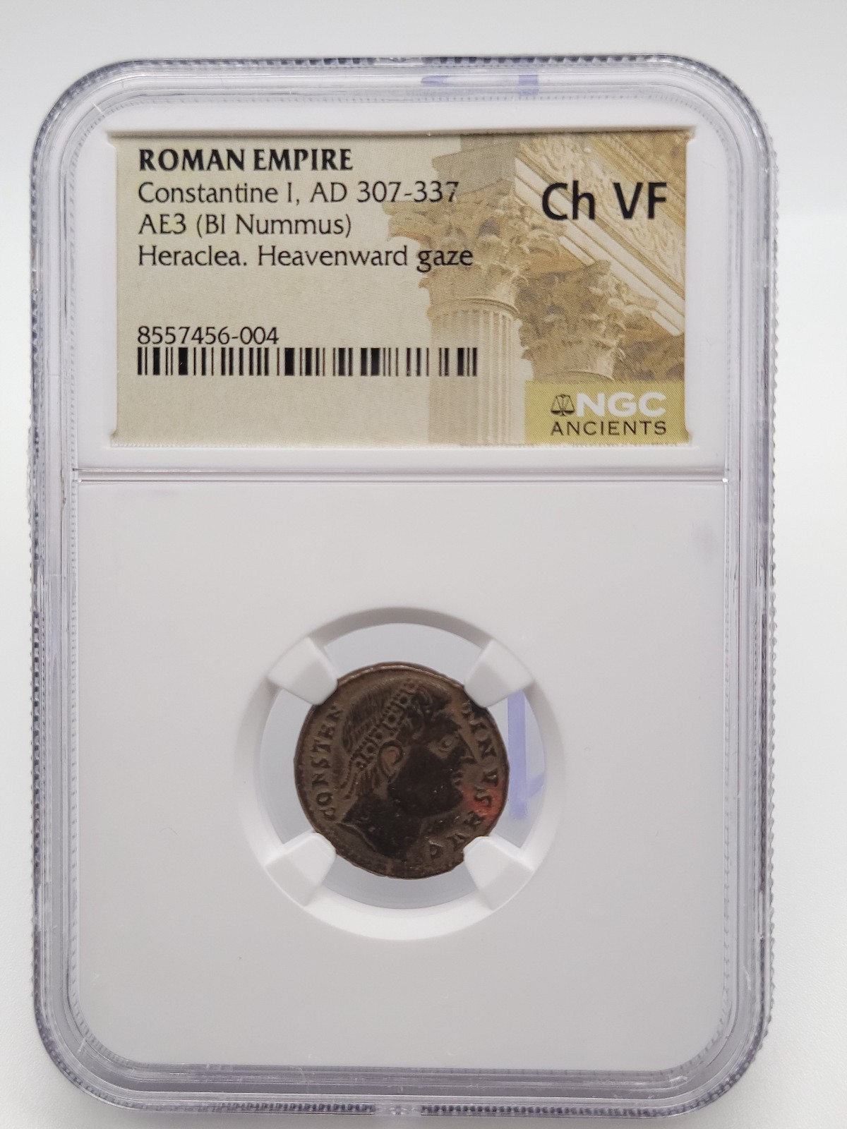 ☧ Constantine the Great “Eyes to Heaven” – NGC  CH VF - Ancient Roman Coin