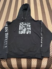 Taylor Swift Eras Tour Sweatshirt Women s XS Black Grey Graphic Concert Hoodie