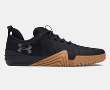 Size 12.5-Mens Under Armour TriBase Reign 6 Black Gum 3027341-001 Training Shoes