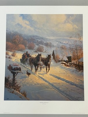 G. Harvey  Building Memories  Signed Special Edition Print w/ COA, #1809
