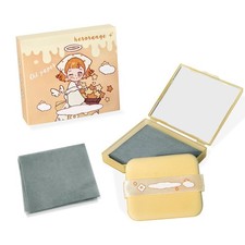 BOROLA 3-in-1 Oil Blotting Paper Set for Face 100 1 Count Pack of 1 , Yellow