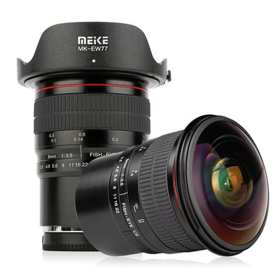 Meike 8mm F3.5 Manual Ultra Wide Angel Fisheye Lens for Canon EF-mount Camera