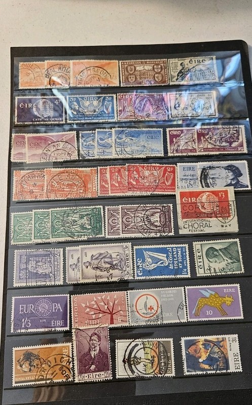 Ireland-Nice Group Of Used Large Format Commemorative Stamps