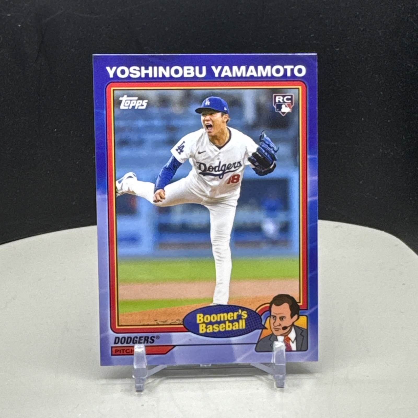 2024 Topps X Chris Berman Boomer's Baseball - Yoshinobu Yamamoto #13 (RC)